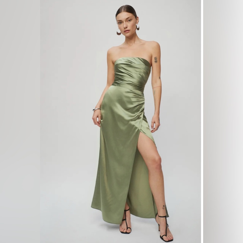 Reformation Barrow Silk Dress. Size 6.